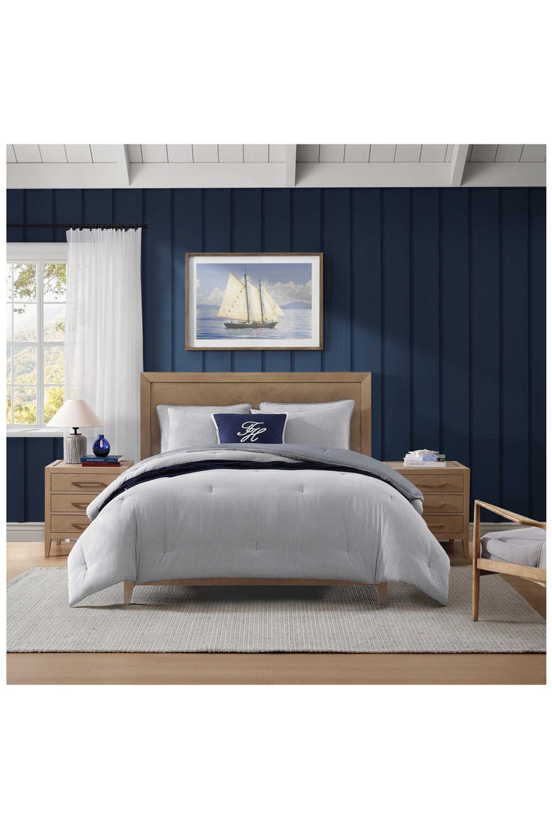 Swim Shop Monogram Cotton Accent Pillow, Alternate, color, CORE NAVY