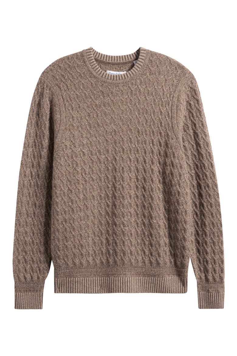 Malibu Shorts Wool & Cashmere Sweater, Main, color, CLOVE