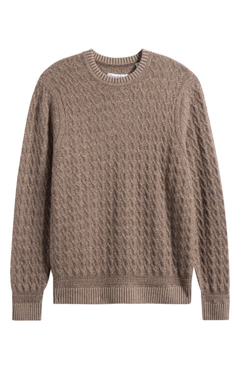 Malibu Shores Cable Knit Wool & Cashmere Sweater