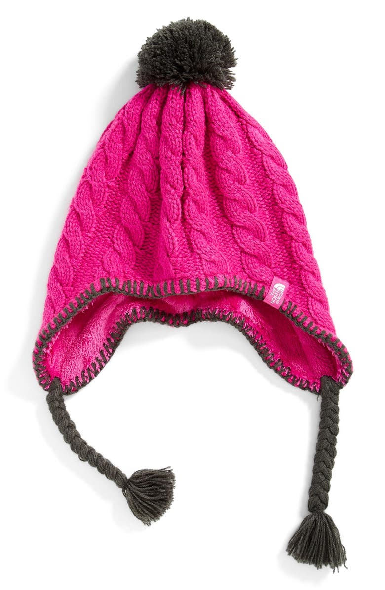 The North Face 'Fuzzy Earflap' Beanie, Main, color, 