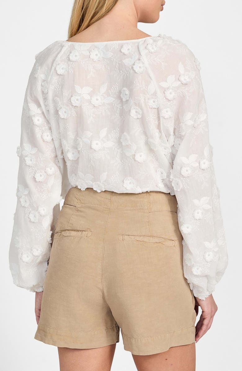 GUESS Pelari Floral Appliqué Top, Alternate, color,