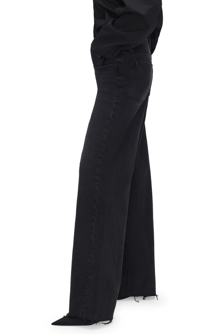 Good Ease Wide Leg Jeans, Alternate, color, BLACK324