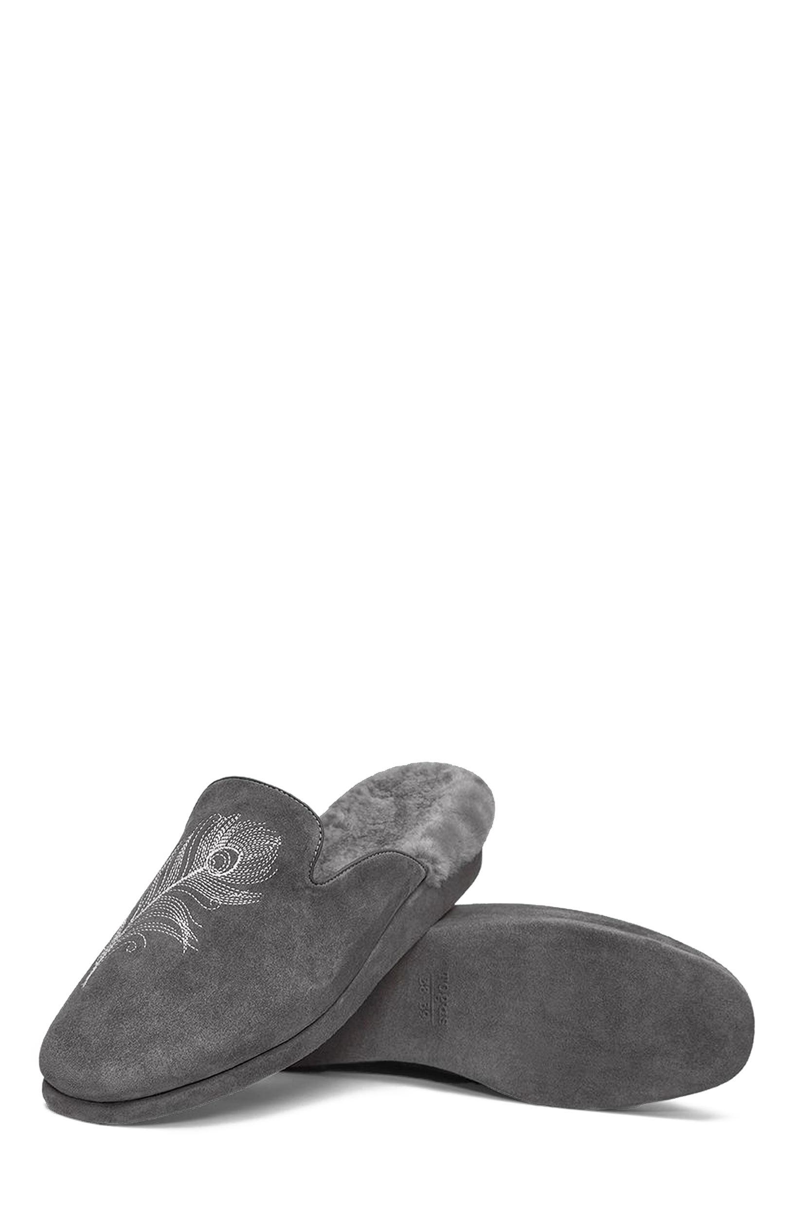 Togas Midaria Womens sheepskin slippers, Alternate, color, Grey