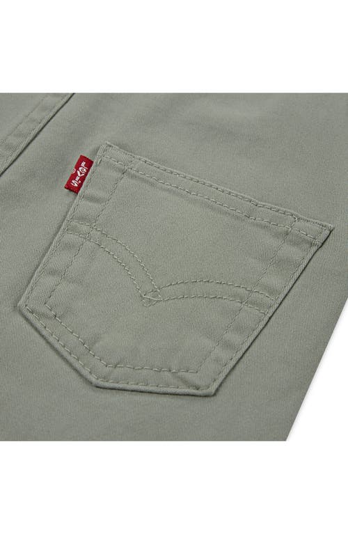 Shop Levi's Cotton Stretch Twill Overalls In Seagrass