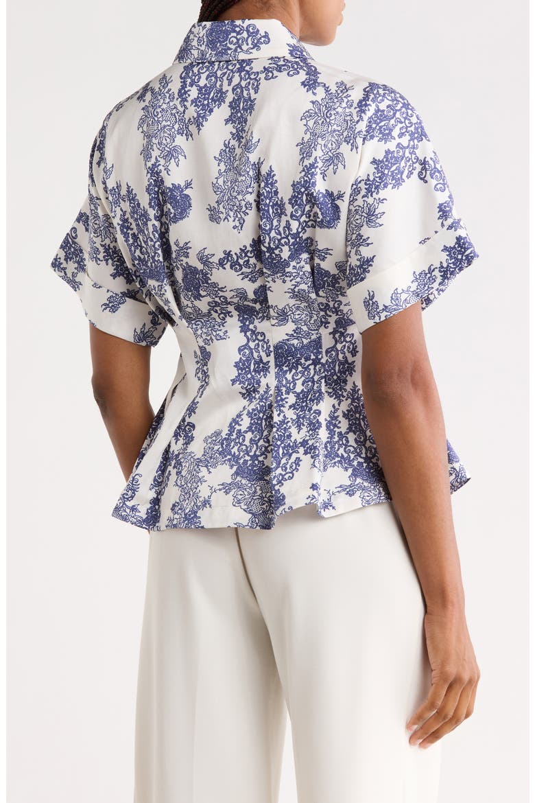 Lena Shine Top, Alternate, color, IVORY TOILE COMBO