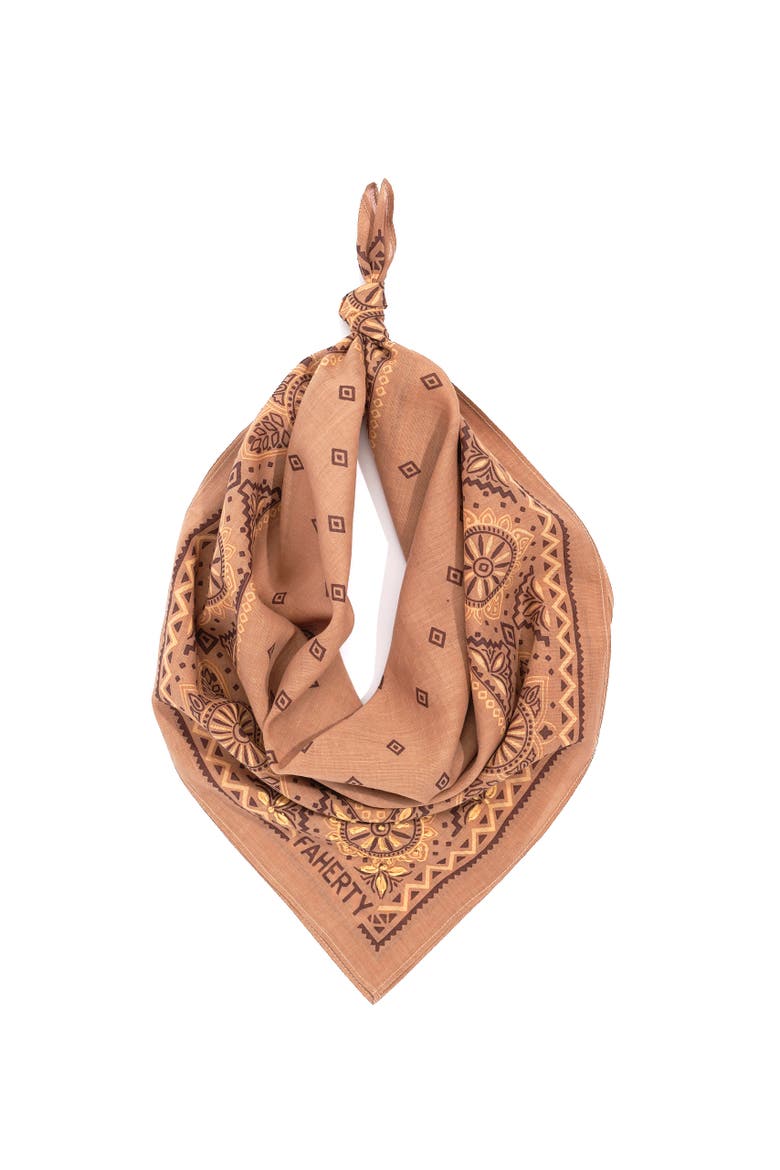 Star Geo Bandana, Alternate, color, Camel