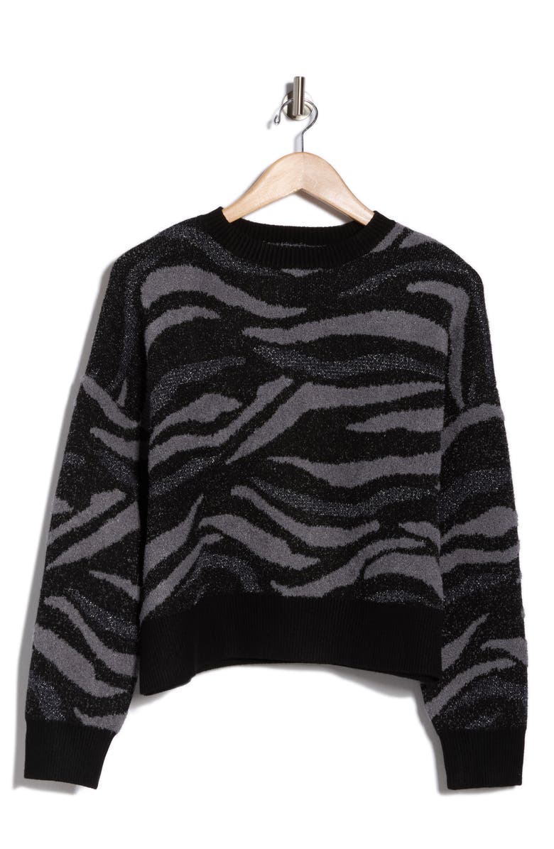 Desigual Thin Gauge Knit Sweater, Main, color, Black