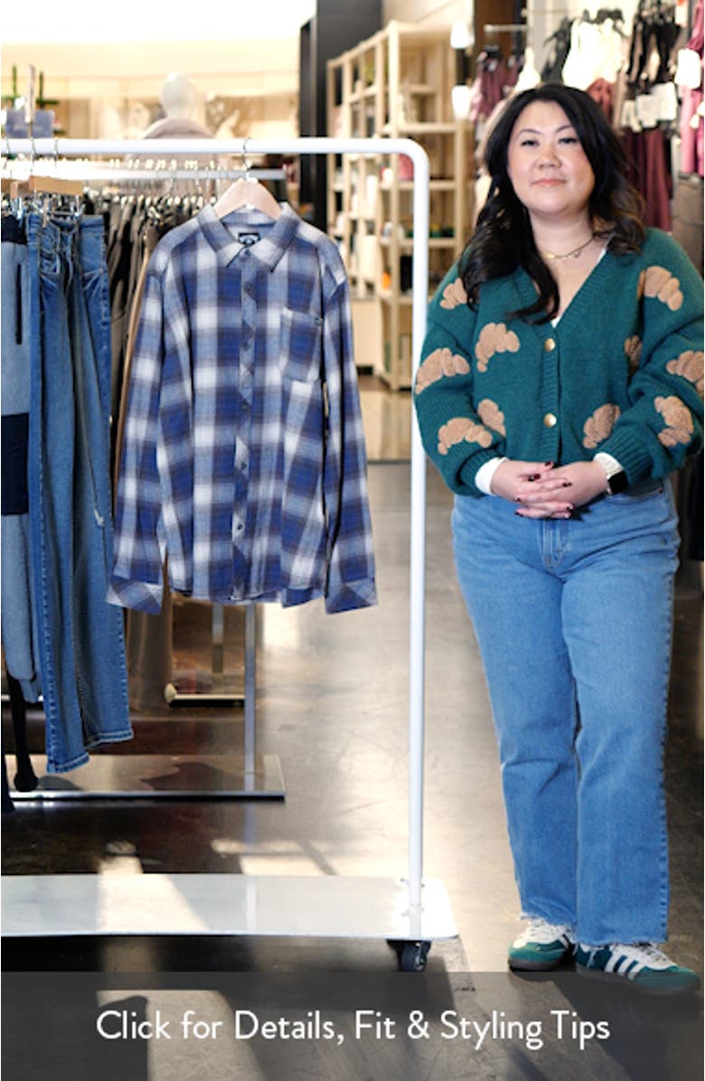 Kids
 Coastline Plaid Button-Up Overshirt, sales video thumbnail