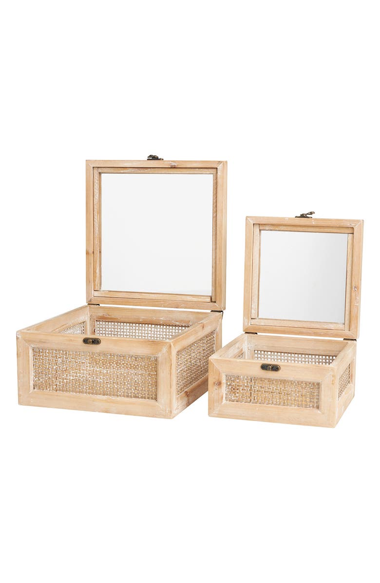 Novogratz Set of 2 Decorative Boxes, Alternate, color,
