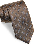 David Donahue Paisley Silk Tie