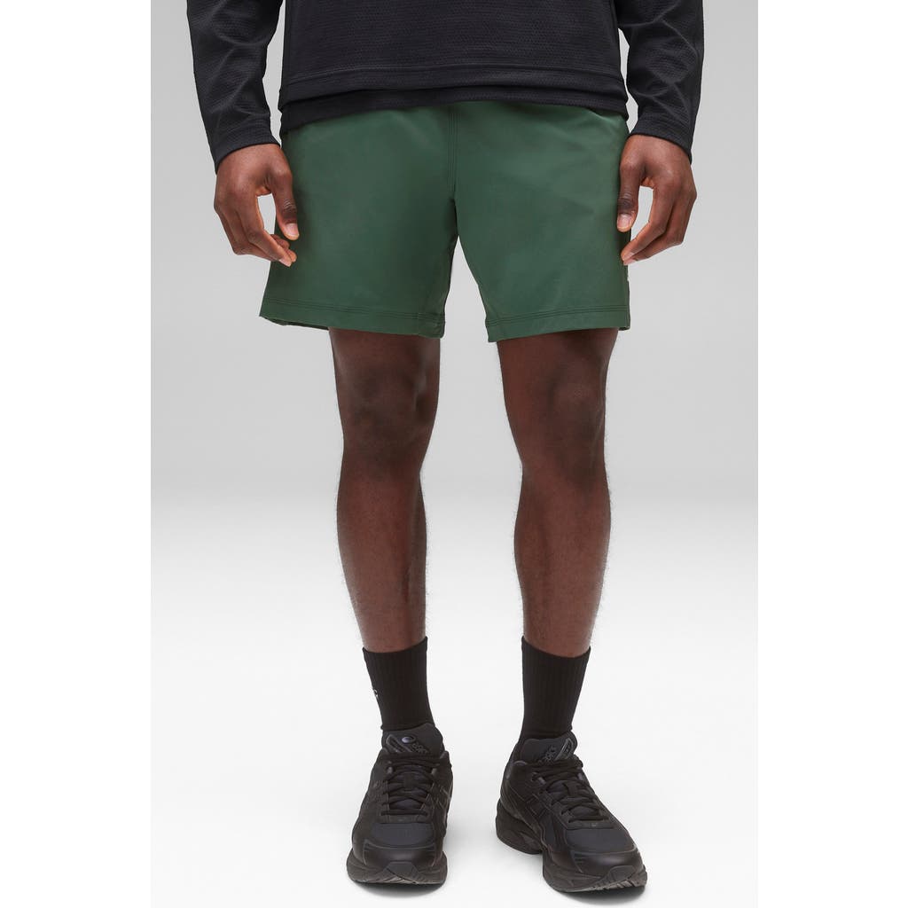Reigning Champ 7-inch Performance Nylon Training Shorts In Green
