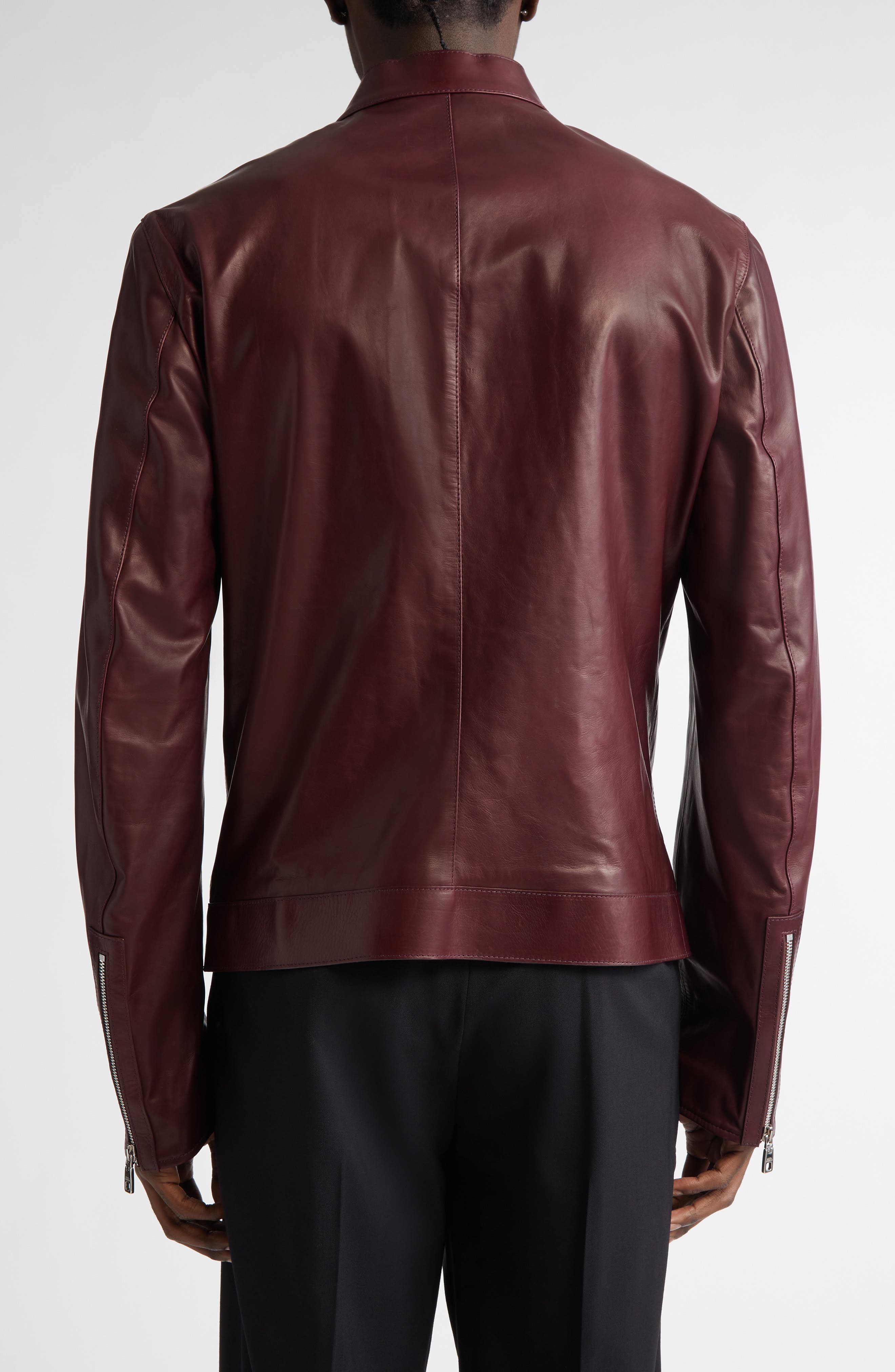 Leather Biker Jacket - image 2