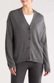 Nordstrom Lightweight Buttoned Cardigan