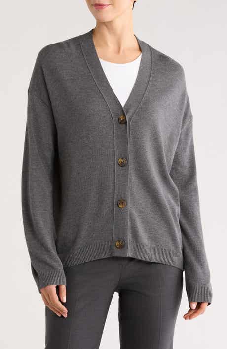 Nordstrom Lightweight Buttoned Cardigan