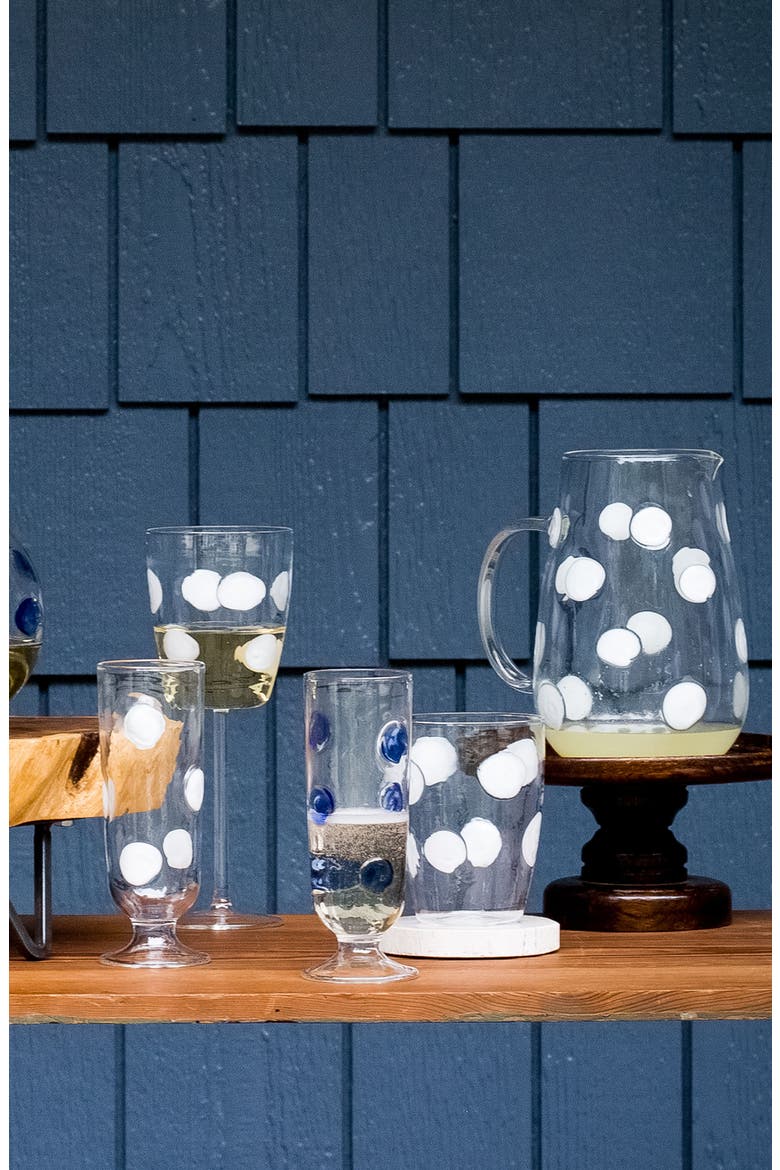 Drop Wine Glass, Alternate, color, BLUE