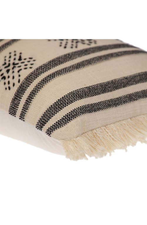 Parkland Collection Geometric Lumbar Accent Pillow In Beige