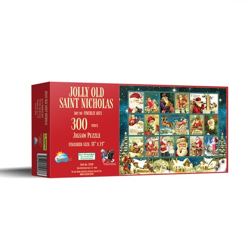 Jolly Old Saint Nicholas 300 piece Jigsaw Puzzle for Adults