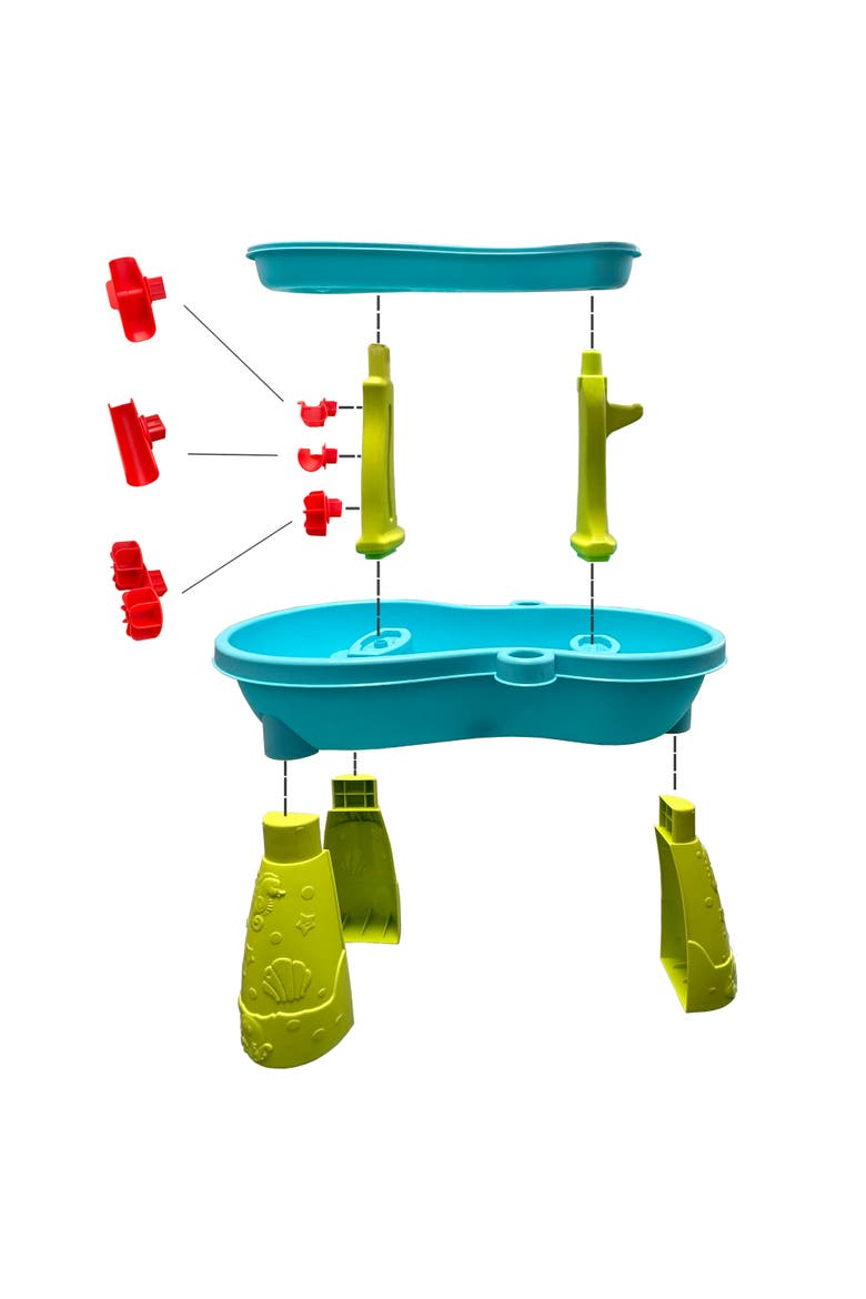 Toddler Sensory Sand and Water 2 Tier Table, Alternate, color, Multicolored