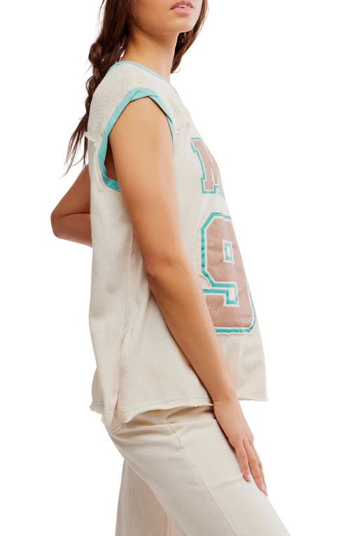 Free People Hawaii Vibes Tee In Ivory