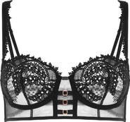 Simone Perele Mystic Underwire Embroidered Mesh Demi Bra