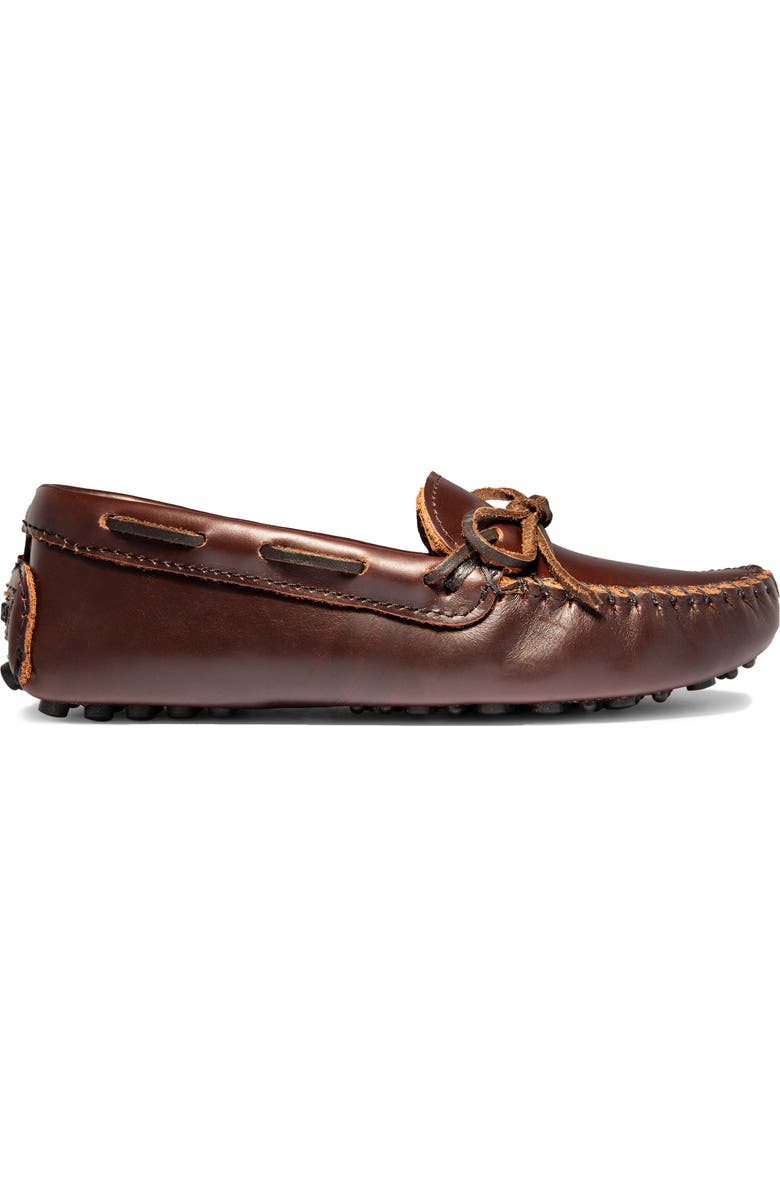 Minnetonka Driving Shoe, Alternate, color, Dark Brown Lariat