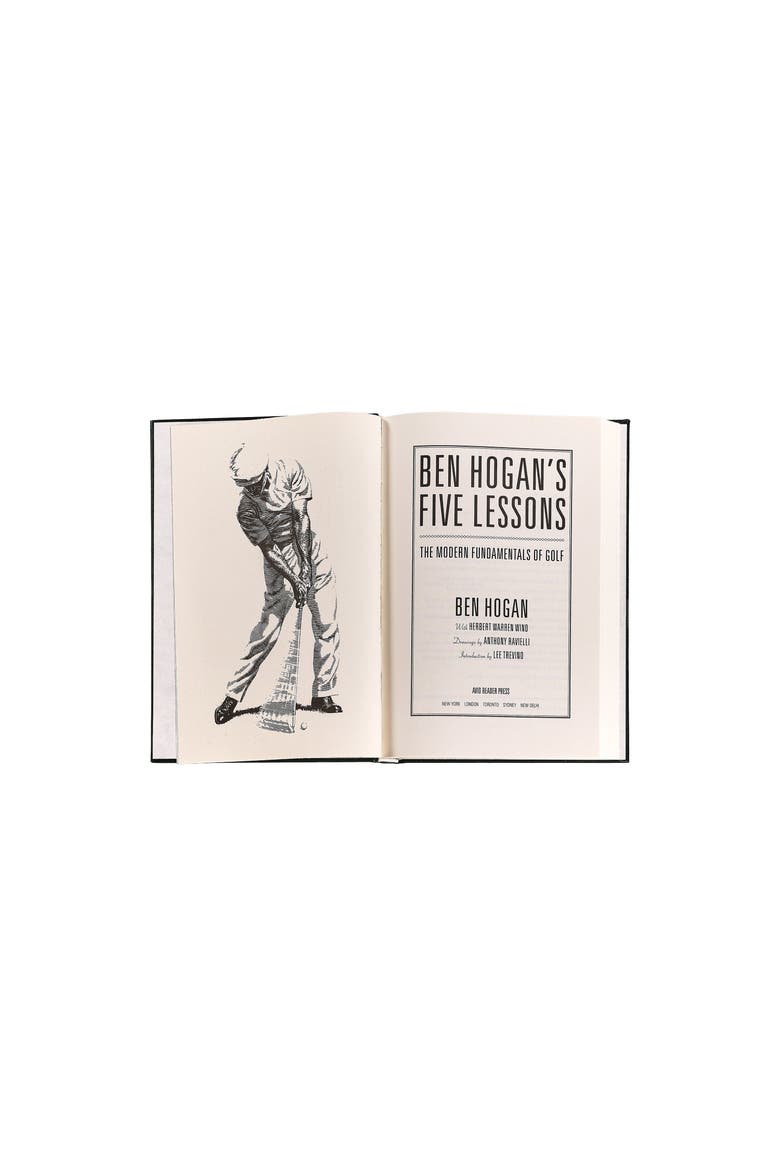 Ben Hogan's Five Lessons The Modern Fundamentals of Golf Leather Edition, Alternate, color, Green