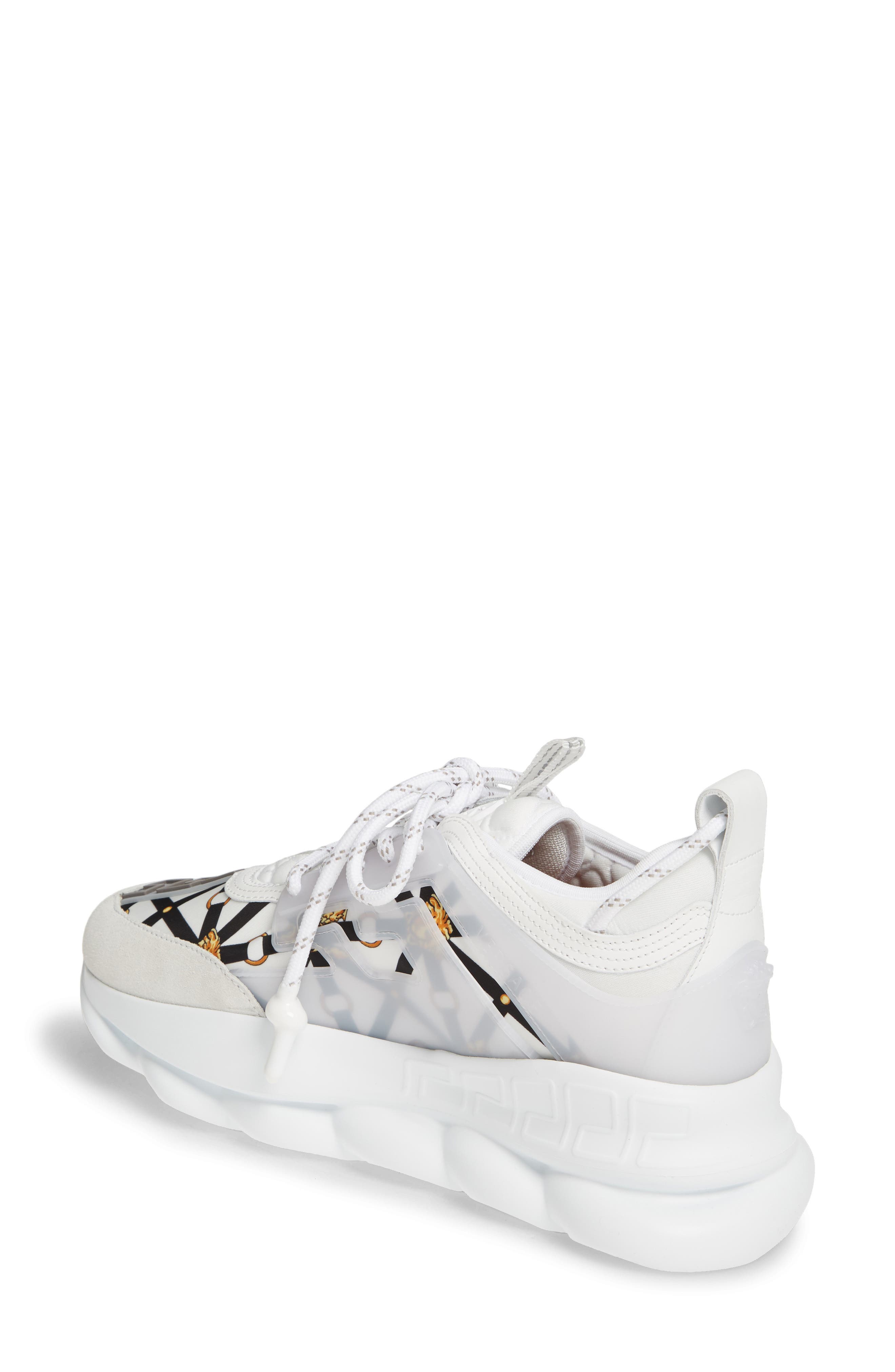 Versace Chain Reaction Sneaker, Alternate, color, 
