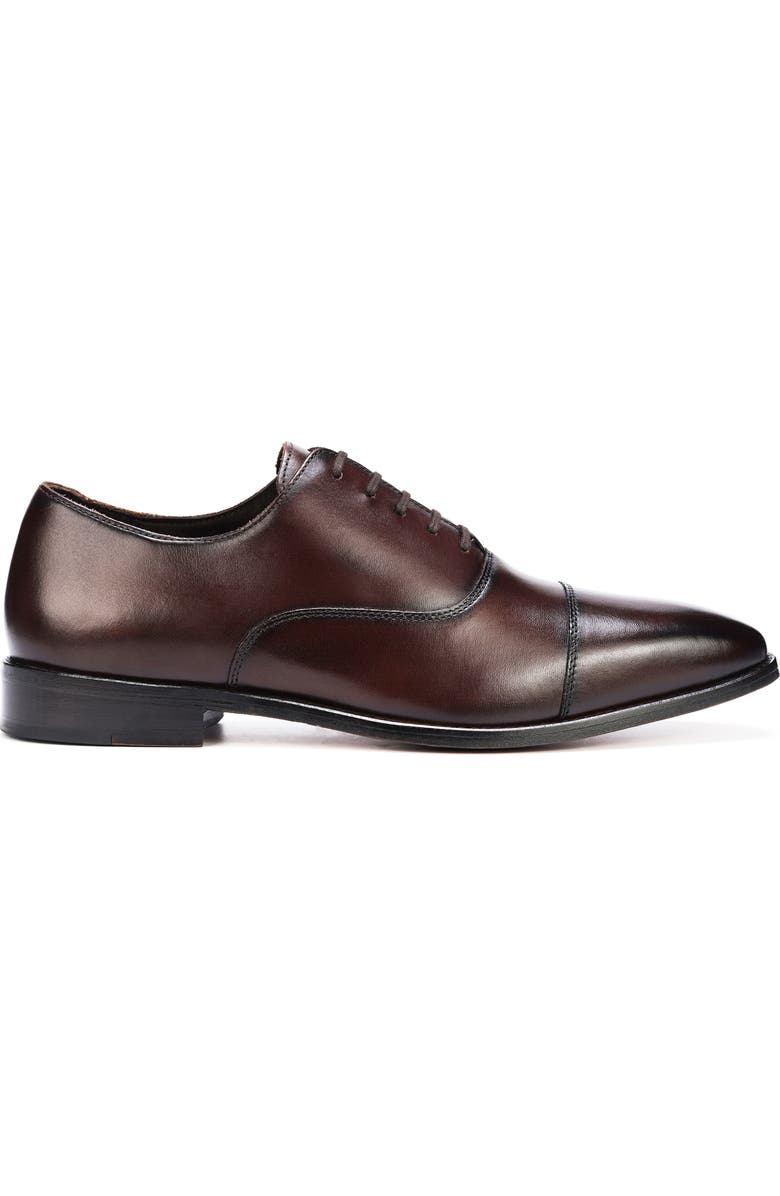 Anthony Veer Bill Cap-Toe Oxford, Alternate, color, Chocolate Brown Burnished