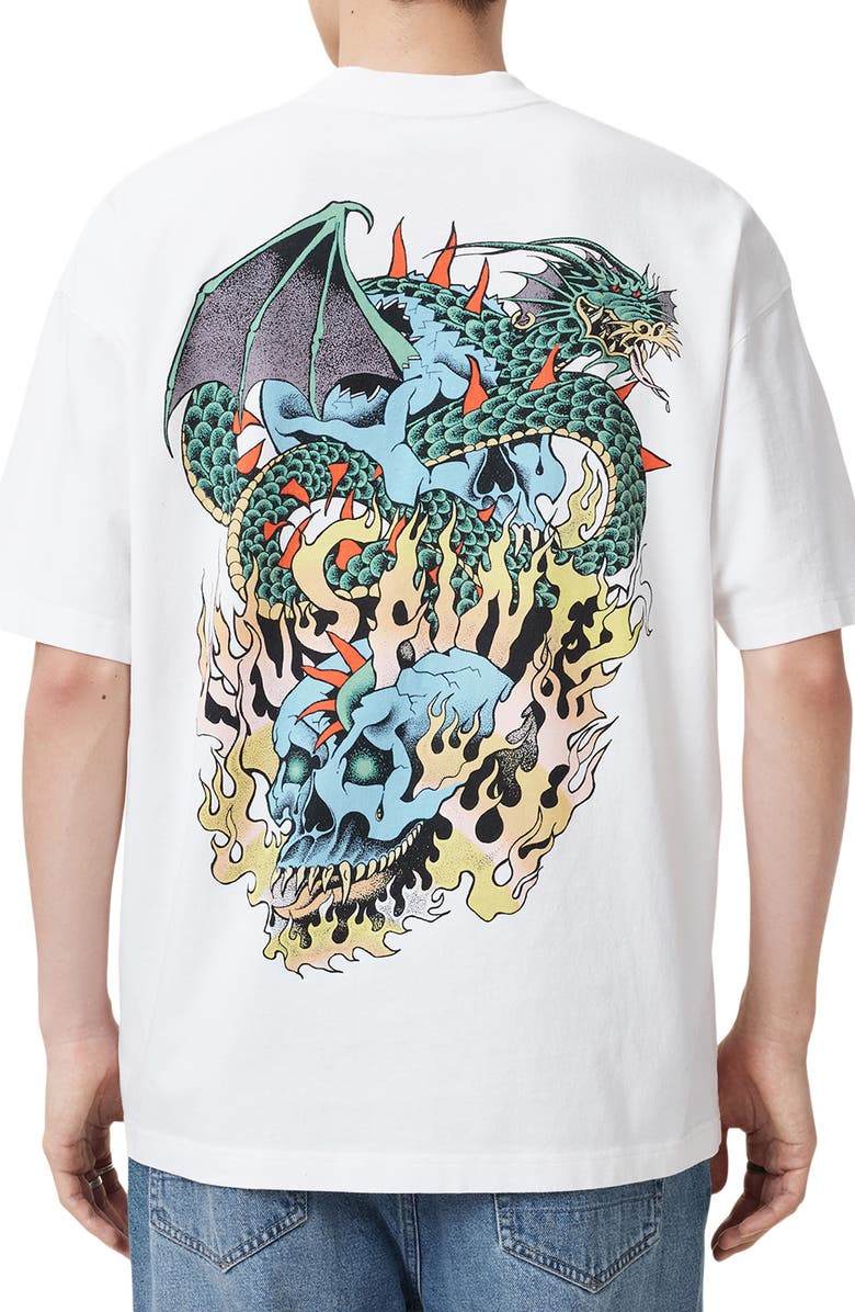 AllSaints Writher Cotton Graphic T-Shirt, Alternate, color, 