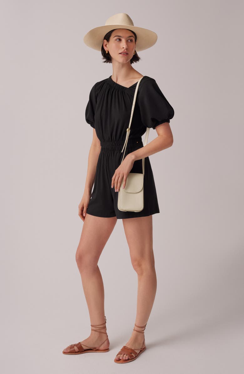 Cuyana Concertina Leather Crossbody Phone Bag, Alternate, color,