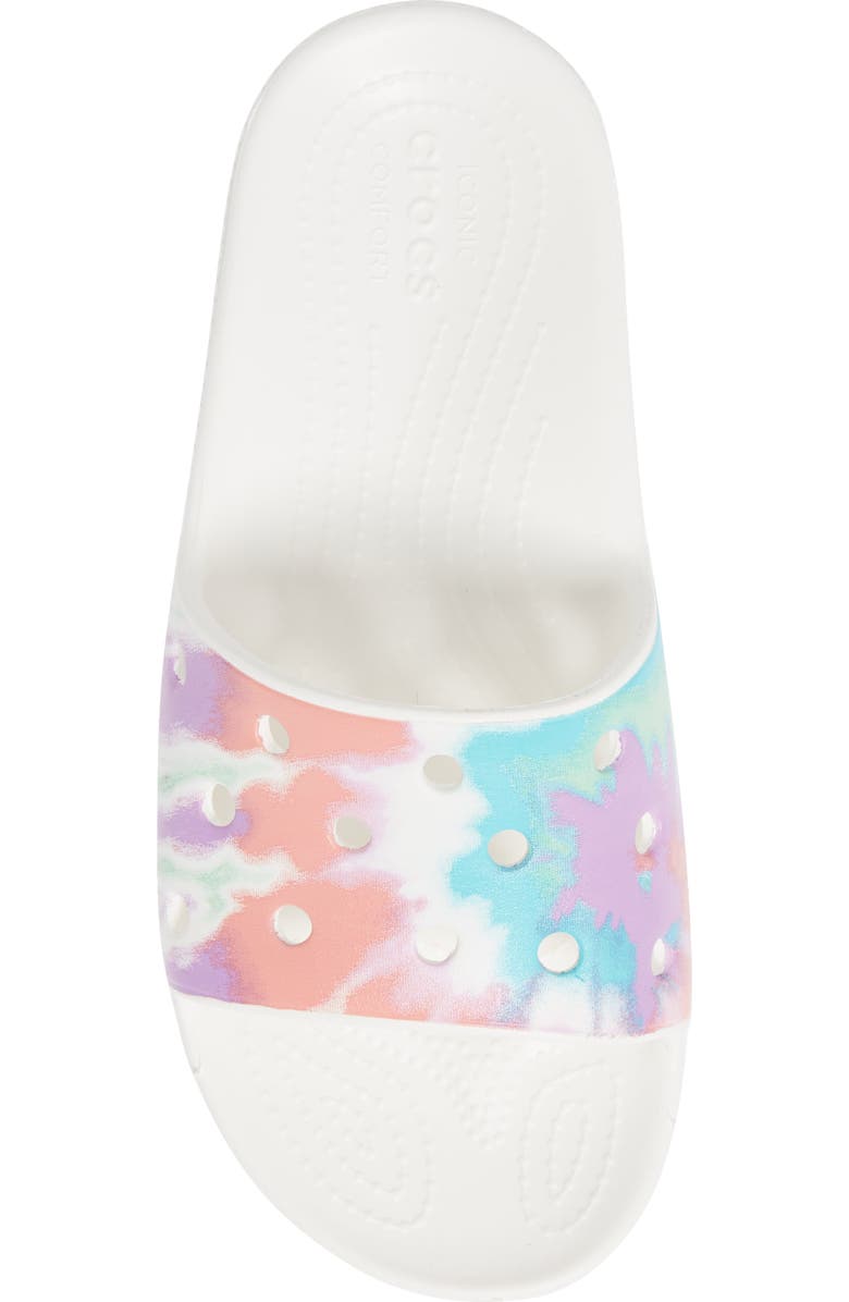 CROCS <sup>™</sup> Classic Camo Print Slide Sandal, Alternate, color,