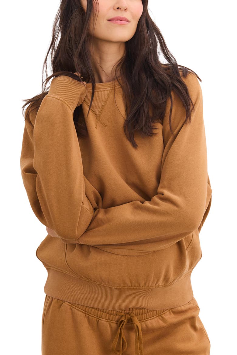 The Romy Pullover Classic Sweatshirt, Alternate, color, Rubber