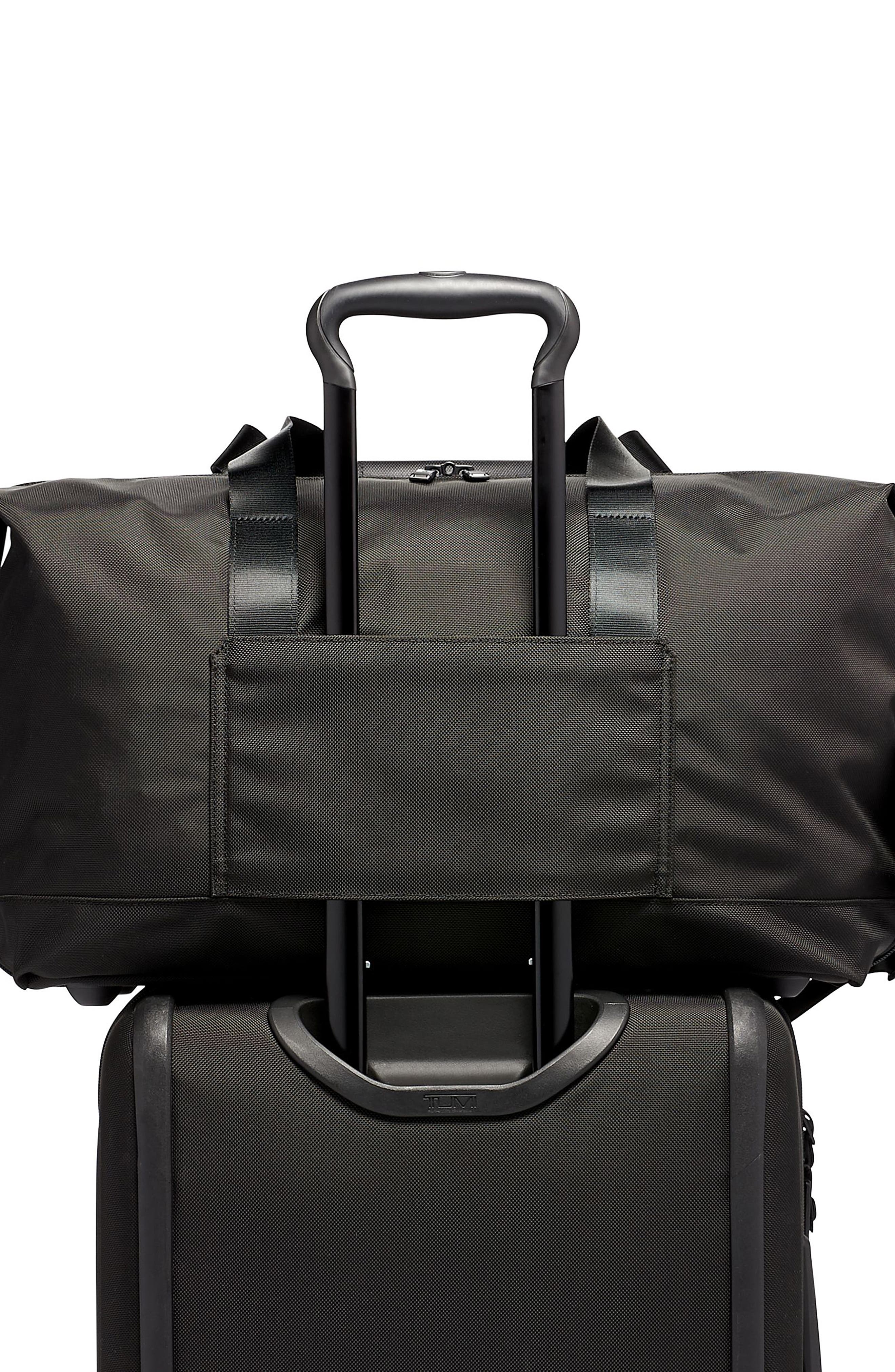 TUMI Alpha 3 Double Expansion Satchel, Alternate, color, Black