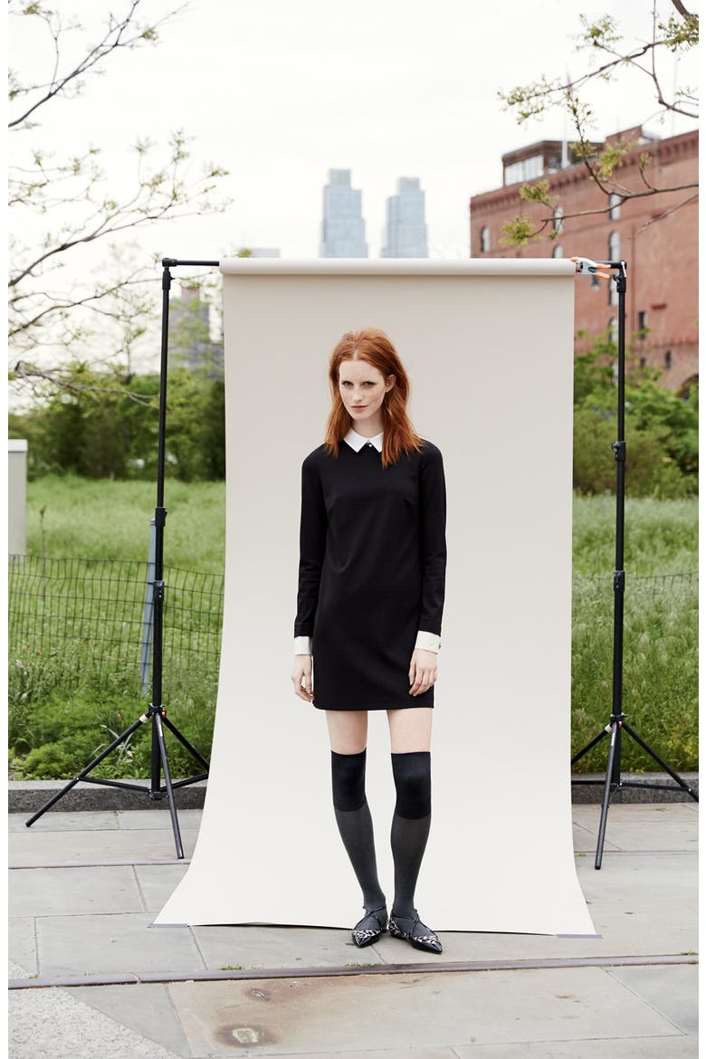 Ponte Shirtdress, Alternate, color, RICH BLACK