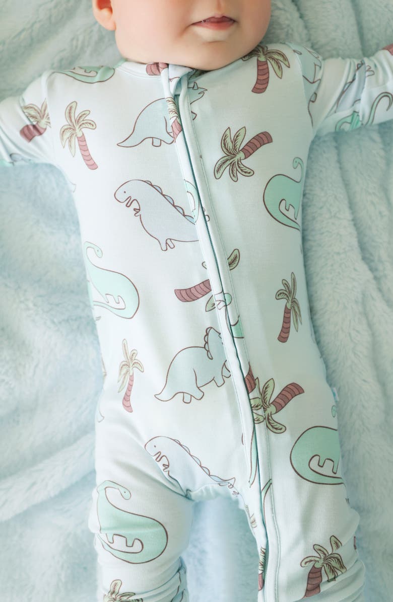 Posh Peanut Eric Convertible Zip Footie, Alternate, color, Blue