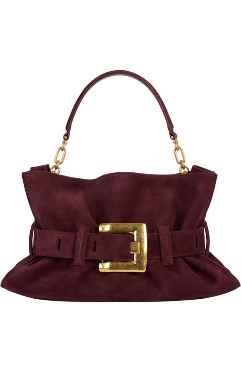 Medium Anthem suede leather bag