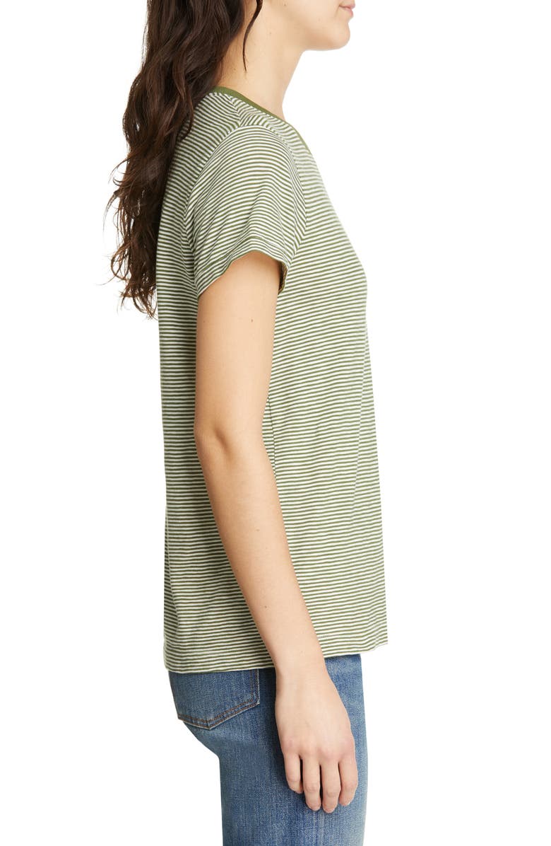 Alex Mill Slub Stripe Cotton Pocket Tee, Alternate, color, 