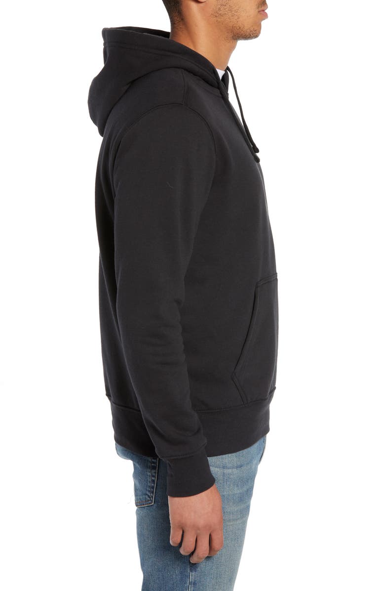 The North Face Logo Patch Pullover Hoodie, Alternate, color,