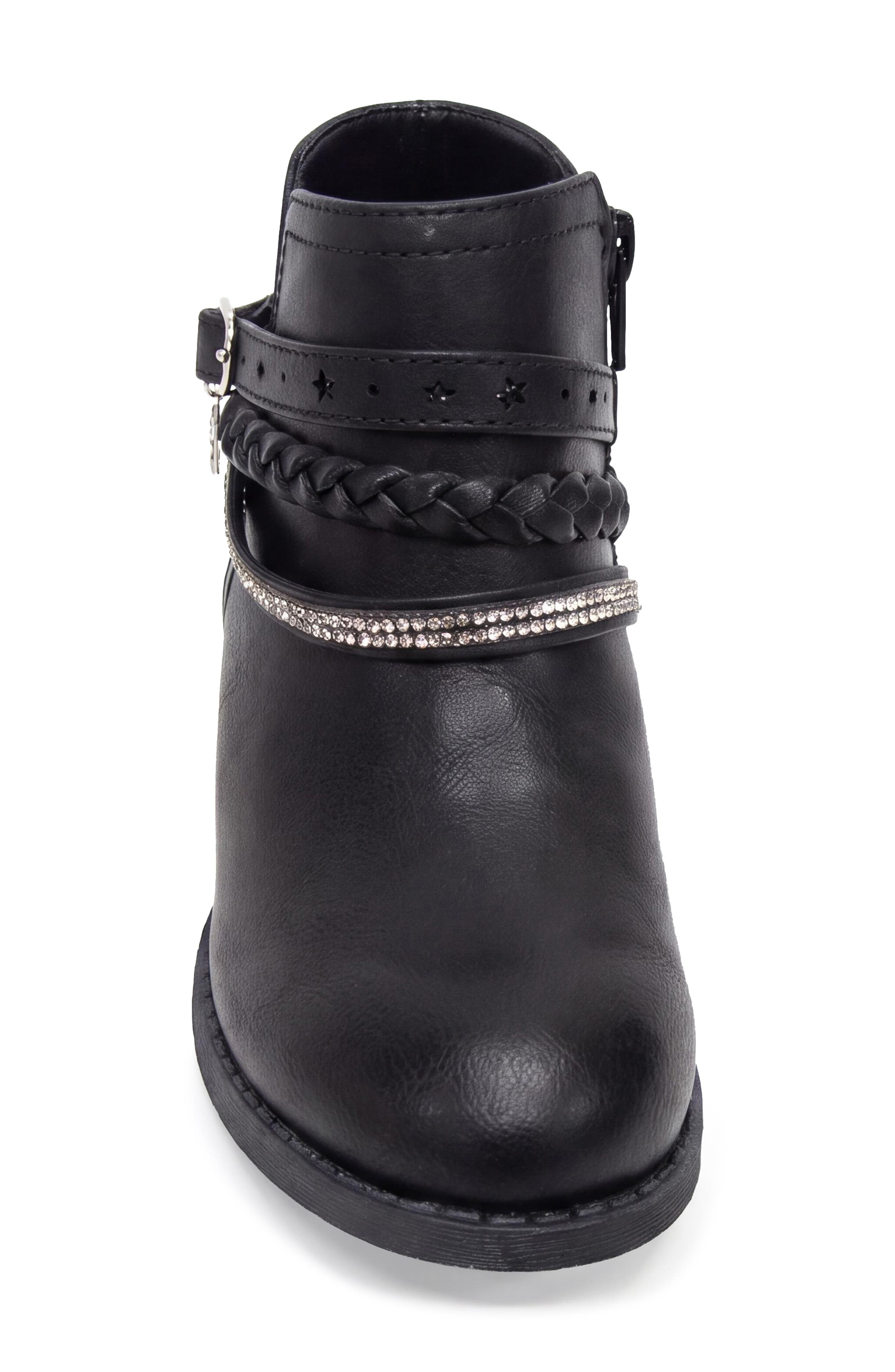 Kids' Liloura Ankle Boot, Alternate, color, BLACK