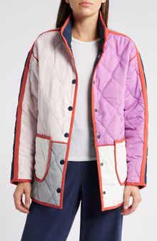 NZ ACTIVE by NIC+ZOE Mixed Up Quilted Reversible Coat