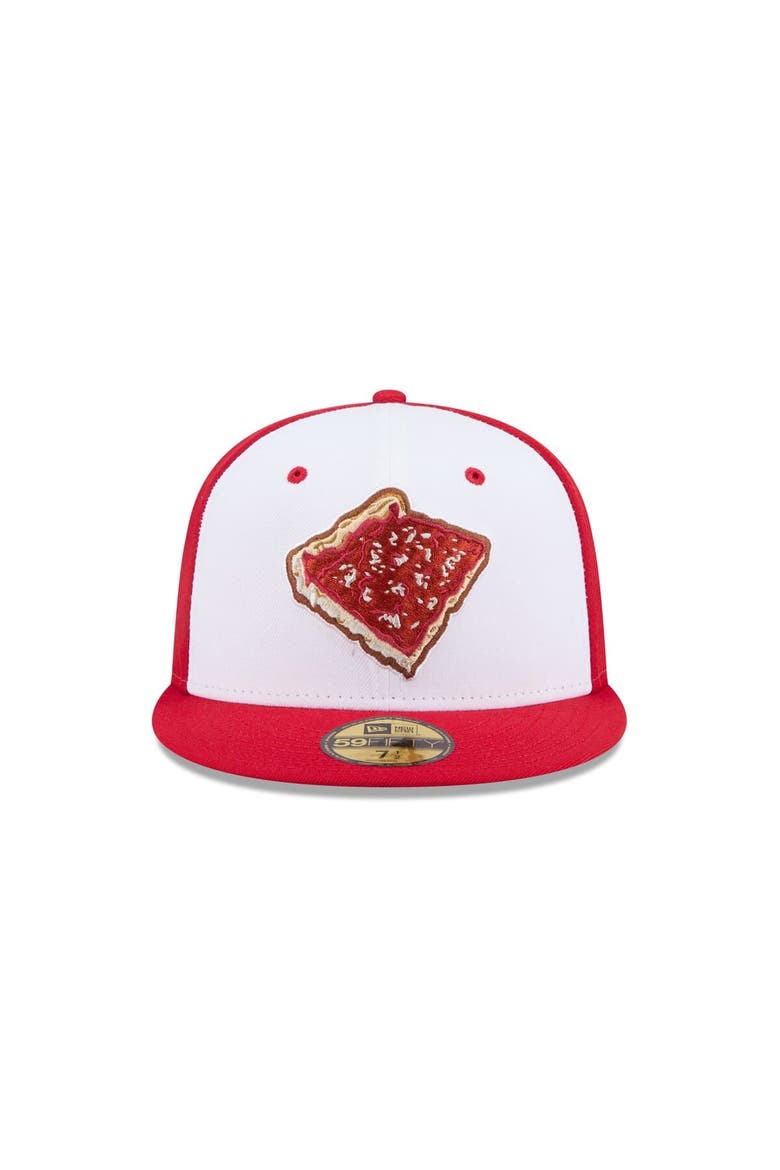 Men's New Era  Red Lehigh Valley IronPigs Theme Nights 59FIFTY Fitted Hat, Alternate, color, Red
