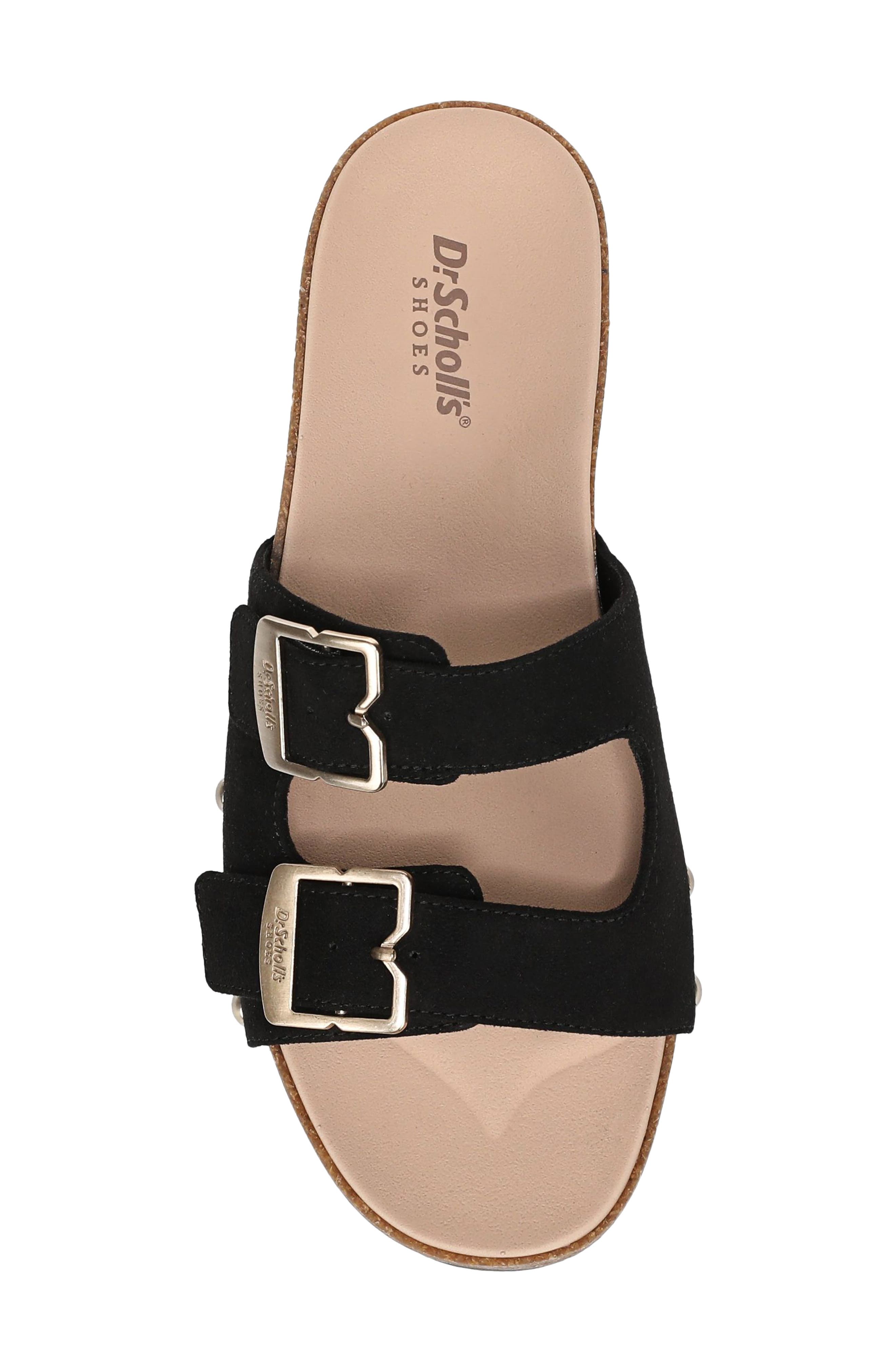 Dr. Scholl's OriginalFlex Platform Slide Sandal, Alternate, color, Black