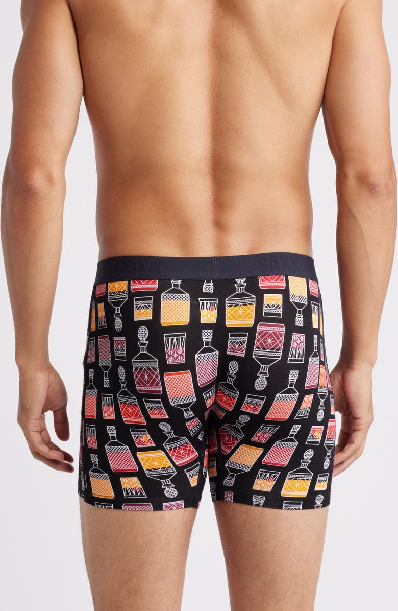 SAXX Vibe Xtra Soft Comfort Boxer Briefs, Alternate, color, Top Shelf-Black