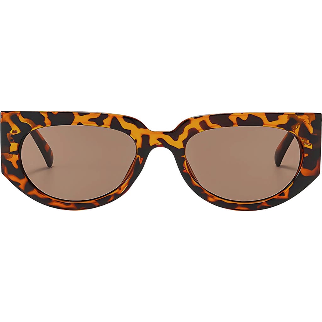 Fifth & Ninth Reese 53mm Polarized Geometric Sunglasses In Brown