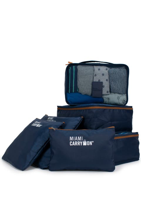 Travelers 6 Piece Organizational Packing Cubes