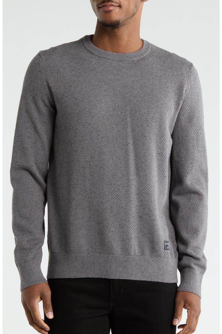 Textured Stitch Sweater, Main, color, CASTLEROCK