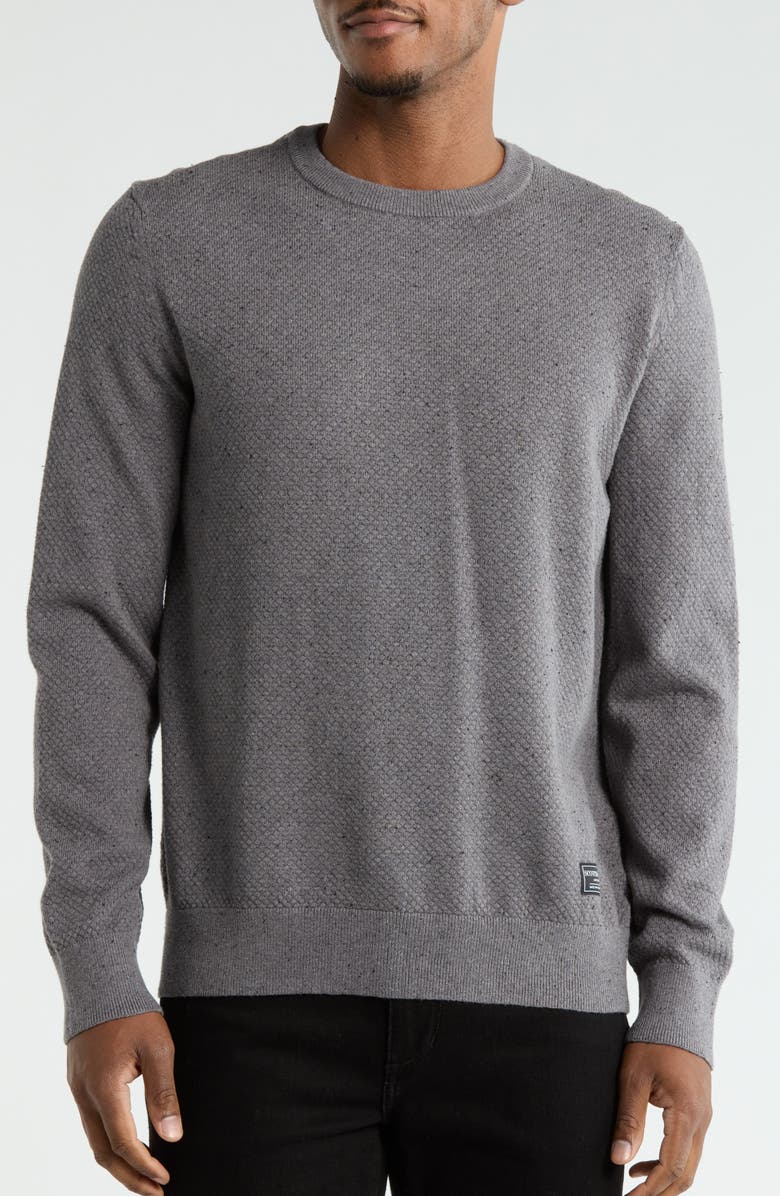 Scotch & Soda Textured Stitch Sweater, Main, color, Castlerock