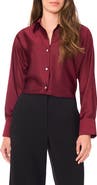Halogen® Charmeuse Button-Up Shirt