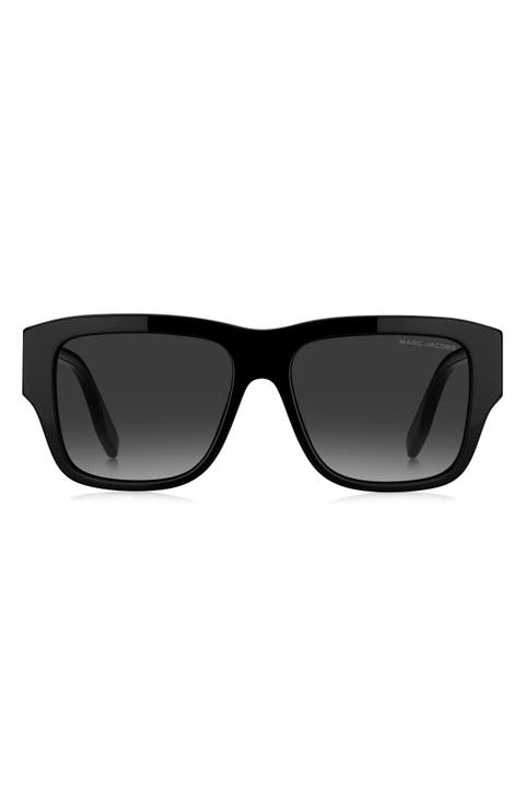 55mm Gradient Square Sunglasses