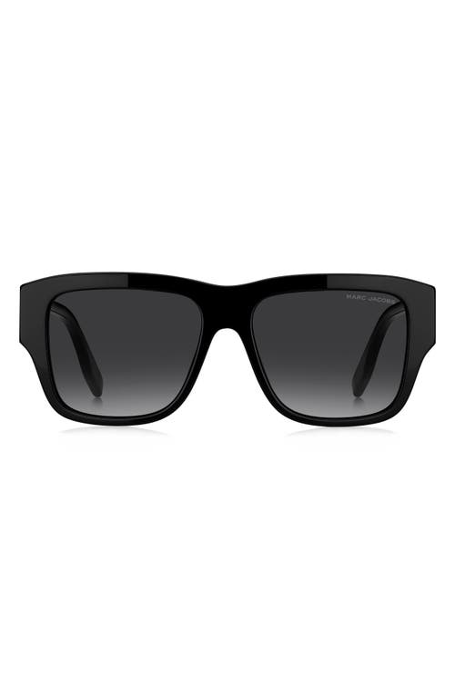 Marc Jacobs 55mm Gradient Square Sunglasses